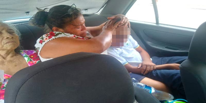 Pasajero convulsiona tras conflicto entre taxistas de José Maria y Chunhuhub