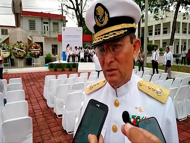 El ex comandante de la XI zona Naval, Eduviges Martinez Sandoval