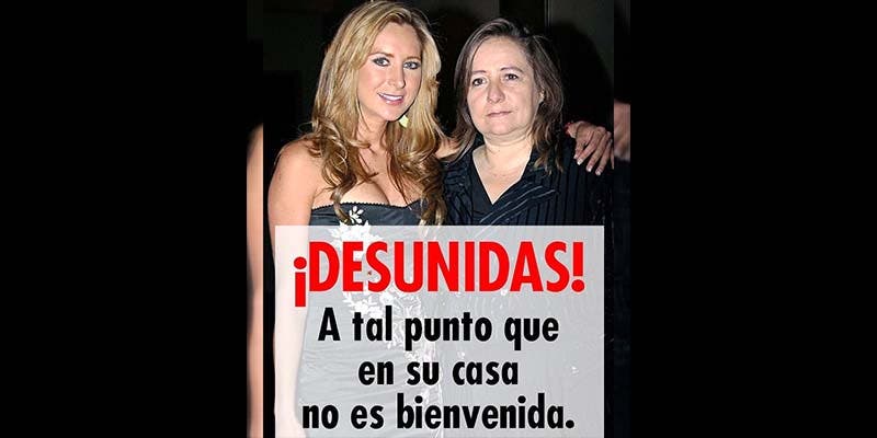 Geraldine Bazán se pelea con su mamá y no la recibe en su casa