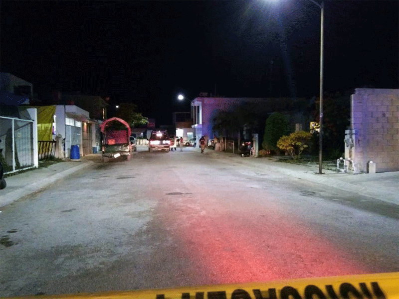 Se consuma la ejecución 131 en Playa del Carmen; sujeto fue asesinado a balzos cuando descendía de un vehículo en el fraccionamiento las Palmas I.