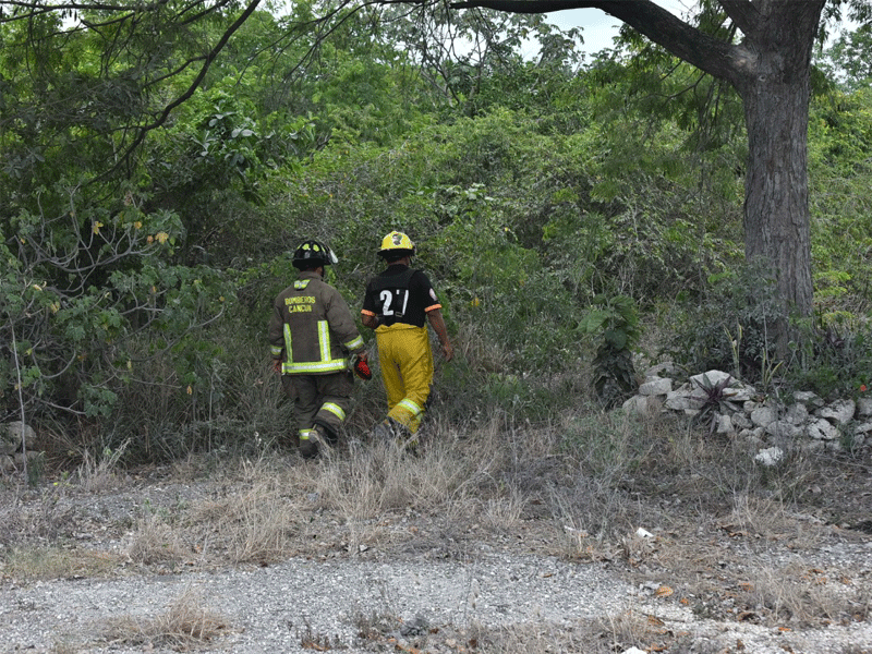 Hallan dos cuerpos en un pozo de la región 227 de Cancún; las víctimas, un hombre y una mujer, fueron identificados como indigentes; otro sería el asesino.