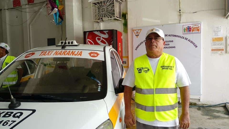 Refuerzan seguridad en taxis de la capital