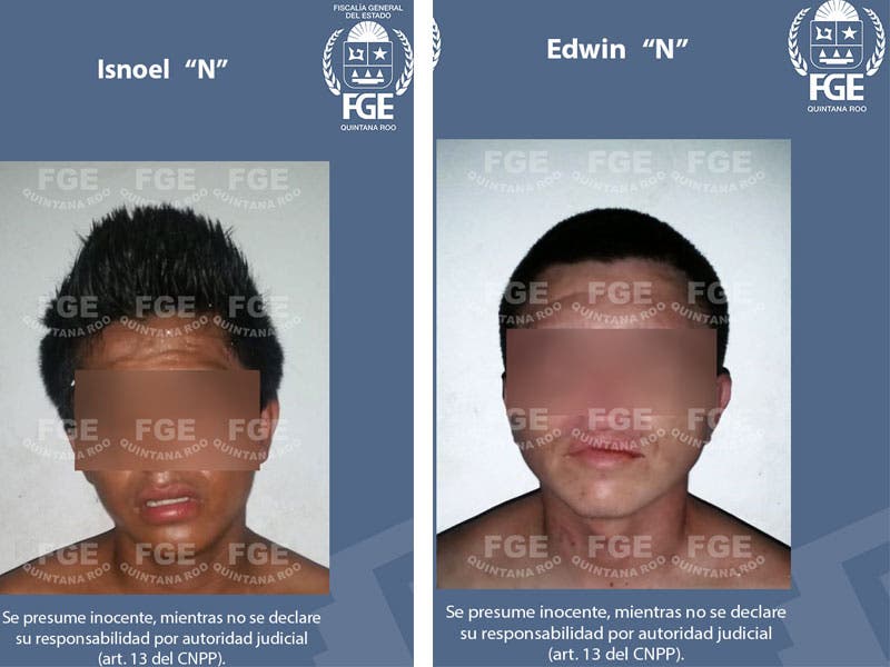 Vinculan a proceso a presuntos sicarios en Tulum; Edwin “N” e Isnoel “N”, el 8 de agosto intentaron ejecutar a una pareja en su casa de la colonia Ejido.