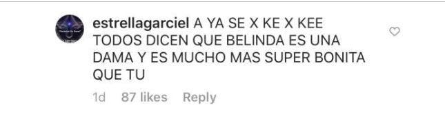 Comparan a la ex de Lupillo Rivera con Belinda y así reacciona