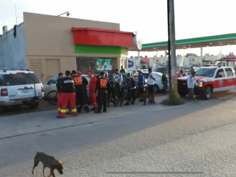 Desaparecen ciclistas en brecha urbana de Cancún; desde esta mañana se implementó un operativo en un camino de terracería que conecta con Francisco May.