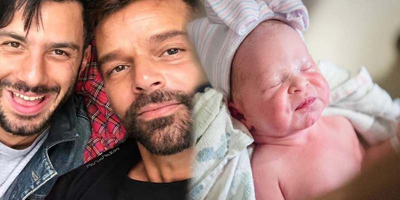Ricky Martín muestra por primera vez el rostro de su hija Lucía