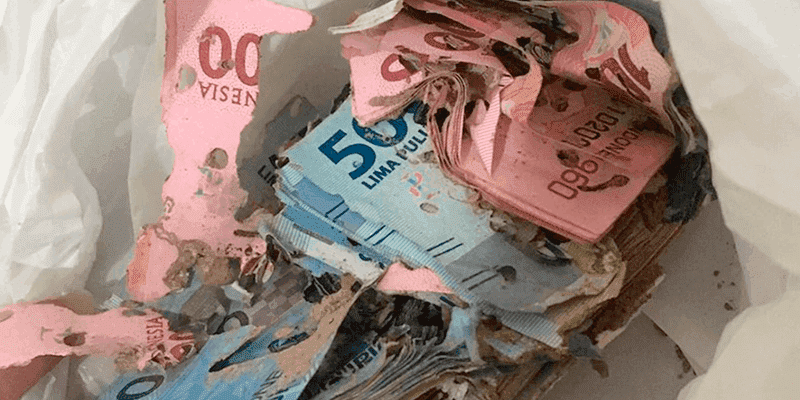 Insectos se comen los ahorros millonarios de una abuela y su nieta