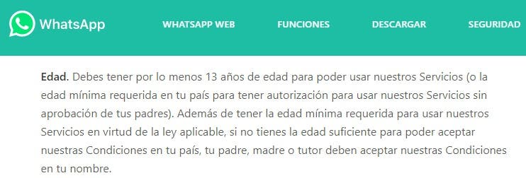 WhatsApp bloqueará el acceso a los usuarios que no cumplan este requisito