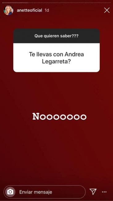 Anette Cuburu a Andrea Legarreta: ‘Ella sabe muy bien lo que hizo’