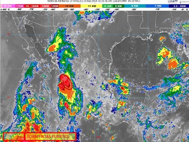 Clima: Chubascos y actividad eléctrica para Quintana Roo; continúa la entrada de aire marítimo hacia la región peninsular, por lo que se prevén lluvias.