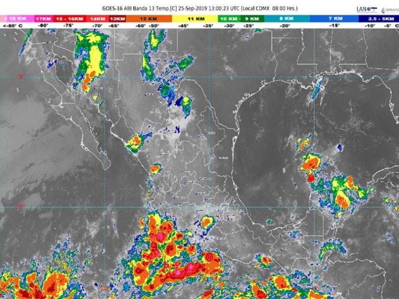 Clima: Se prevén lluvias fuertes para Quintana Roo; continúa una vaguada en interacción con un canal de baja presión localizado al occidente de la Península.