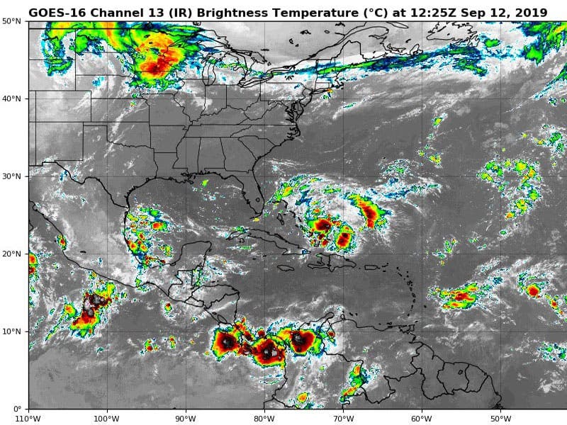 Clima: Pronostican lluvias por la tarde en Quintana Roo; continúa la entrada de aire marítimo tropical con variable contenido de humedad hacia la Península.