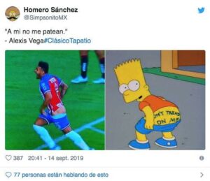 Alexis Vega enseñó las n4chas