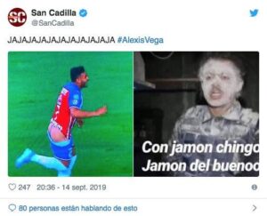 Alexis Vega enseñó las n4chas