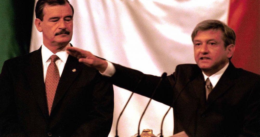 Animadversión si ton ni son por parte del ultraconservador Vicente Fox en contra de AMLO, desde que fue Jefe de Gobierno del entonces D.F.