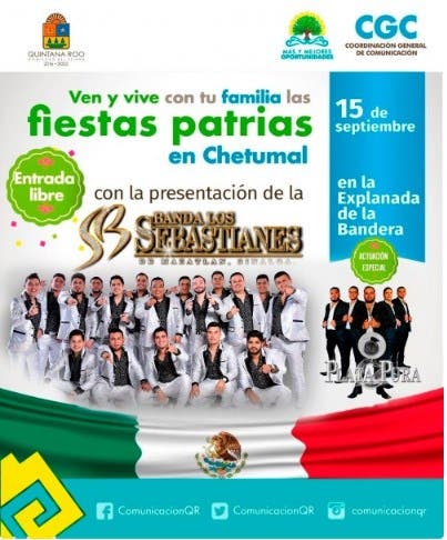 Grito de Independencia 2019: Lila Downs y Río Roma, entre bandas