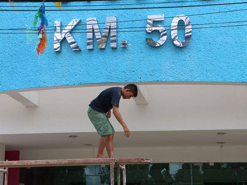 Cambian de nombre al teatro de José María Morelos; ahora tendrá la denominación de “Kilómetro 50” en lugar del de “Narcedalia Martín de González”.