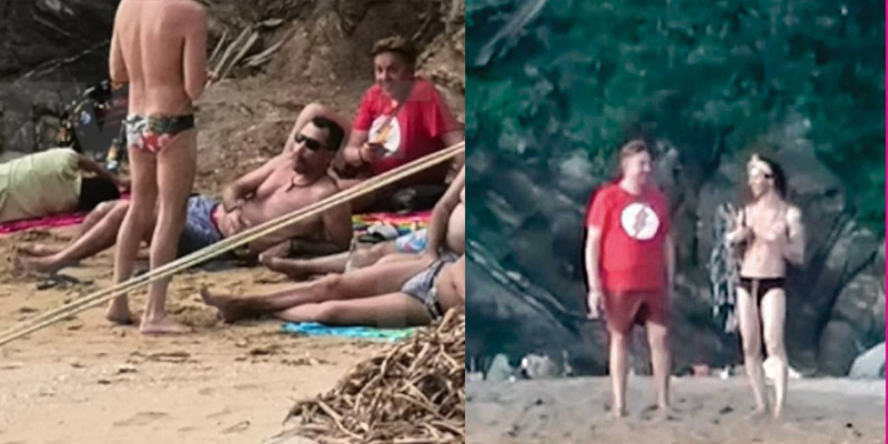 Daniel Bisogno disfruta de su soltería rodeado de hombres