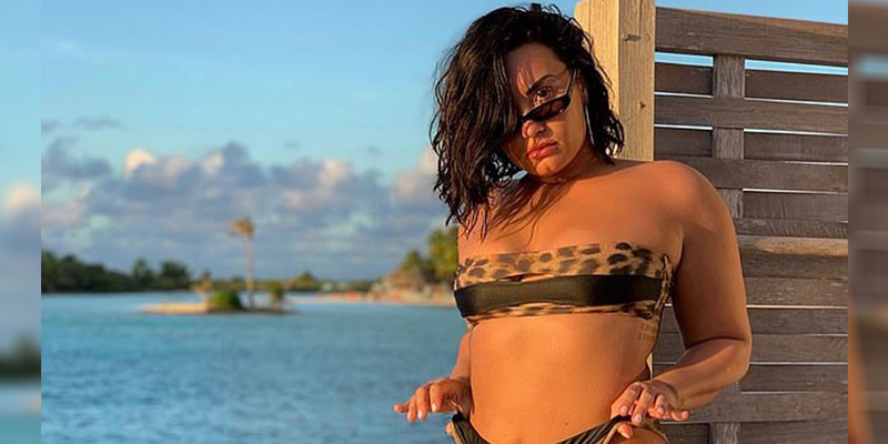 Demi Lovato muestra su celulitis con mucho orgullo