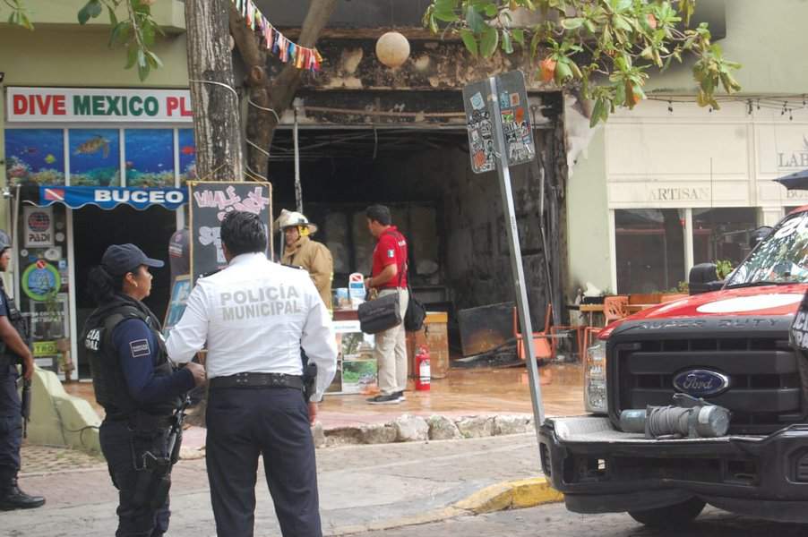 Se incendia spa en la Quinta Avenida