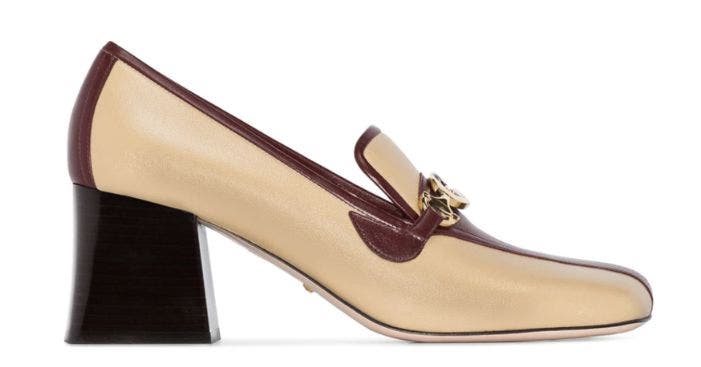 Los mocasines de tacón