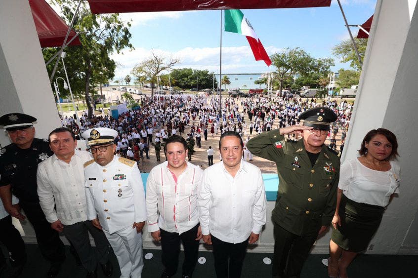 Participaron autoridades militares y de los tres poderes del Estado