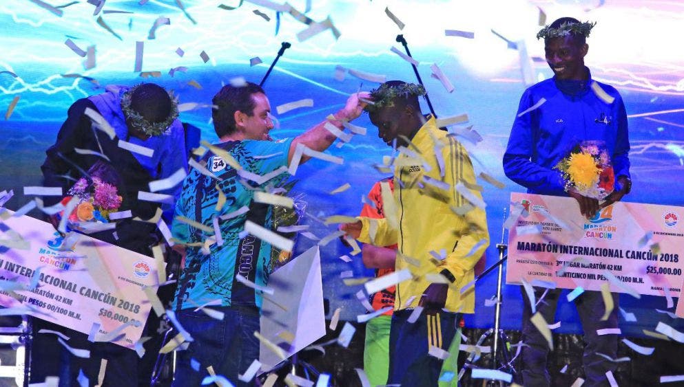  Asistentes de algunas carreras internacionales en 2019: 500 en Triatlón Cancún, 600 en Challenge Cancún, 4,200 en Maratón Internacional de Cancún