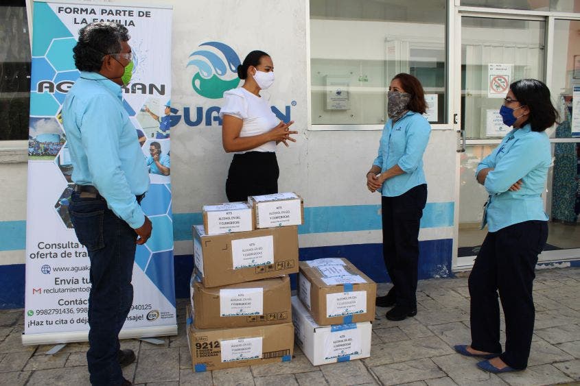 Aguakan realiza donativos ante emergencia por COVID - 19
