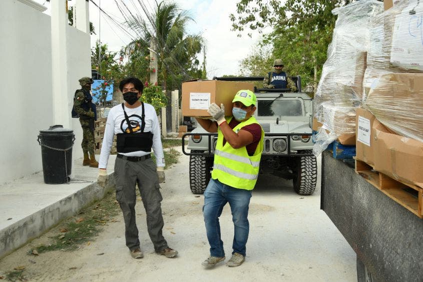 La estrategia de entrega se seguirá aplicando casa por casa, manteniendo y reforzando las medidas de seguridad sanitaria