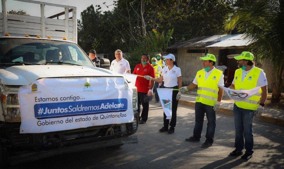 Encabeza Laura Fernández entrega de apoyos alimentarios en Leona Vicario, tienen como objetivo amortiguar el golpe a la economía familiar