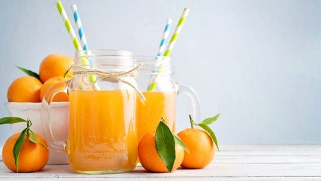 Jugo de mandarina en tiempos de calor y coronavirus