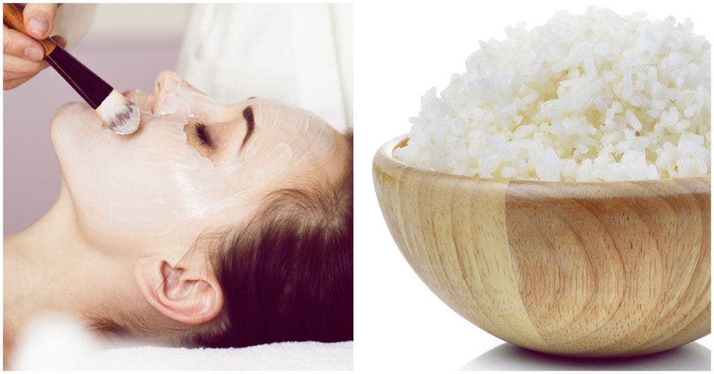Mascarilla de arroz cocido para lucir como una XVañera