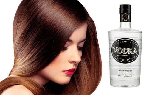 Haz crecer tu cabello con VODKA