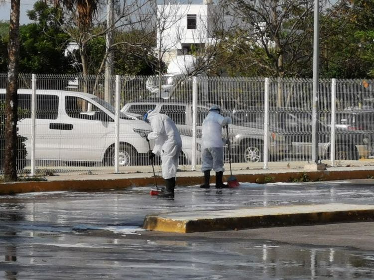 Empresas se unen en apoyo a hospitales Covid; se realizan tareas de sanitización de las instalaciones para la atención.