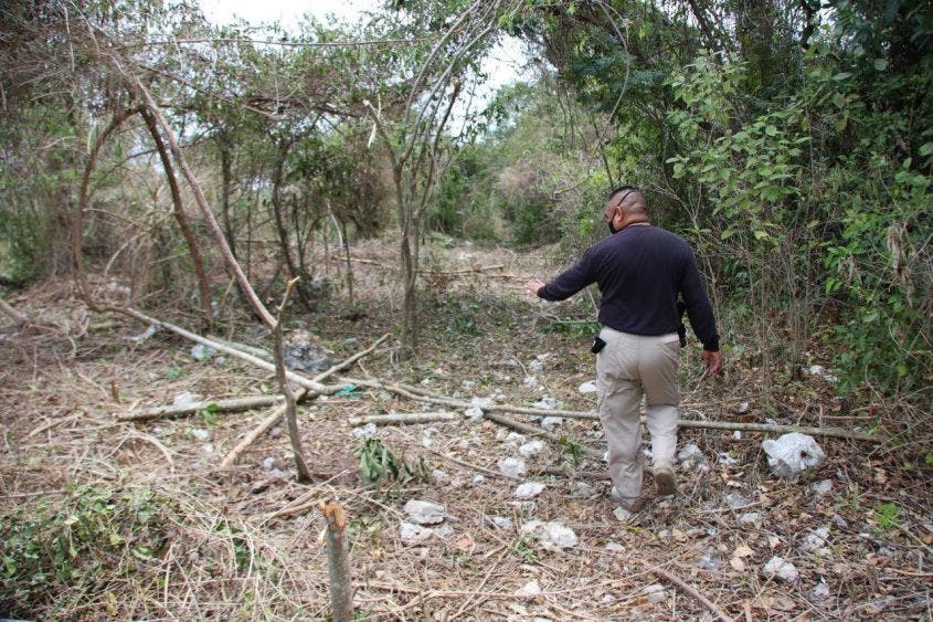 Alrededor de 20 personas intentaron apropiarse de un terreno en la prolongación de la avenida Zetina Gasca, en la zona conocida como Las Torres