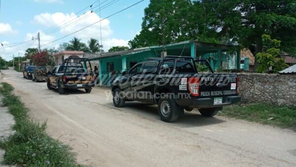 Policía en la casa del ahora occiso