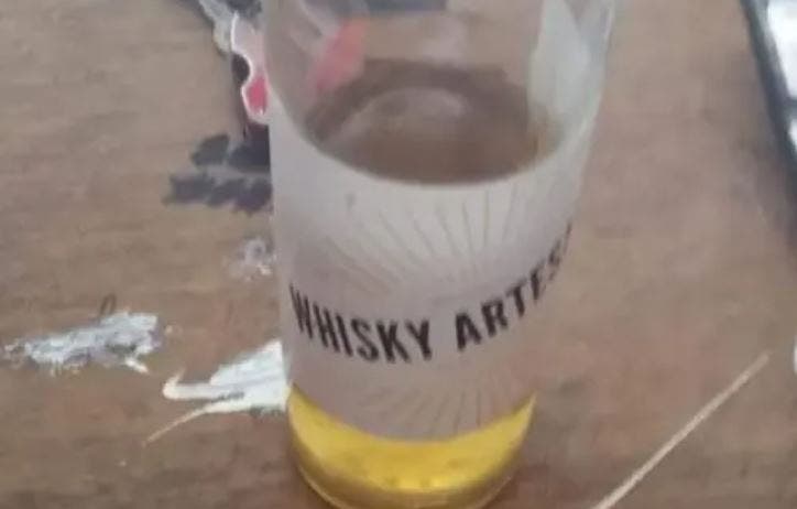 Botella causante de muerte de dos habitantes de Chuburná.