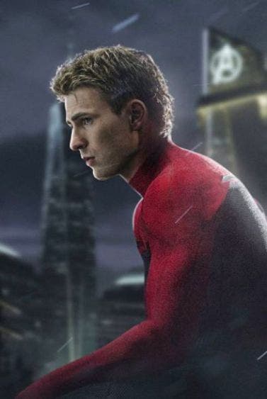 Chris Evans dejó el escudo del Cap para convertirse en Spider-Man