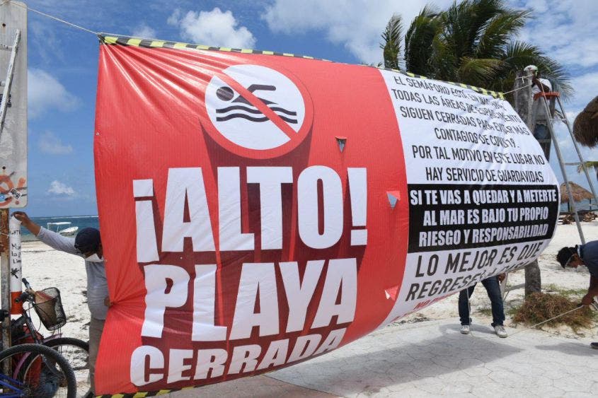 El objetivo es que la ciudadanía tome conciencia de que no es tiempo de salir de paseo, ya que las playas pueden convertirse en puntos de contagio de Covid-19, señala la alcaldesa