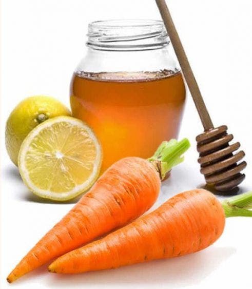 Jugo de zanahoria con miel para adelgazar en esta cuarentena