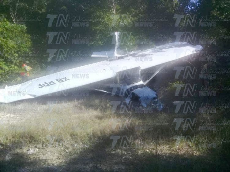 Avioneta accidentada en Cancún era usada para dar clases