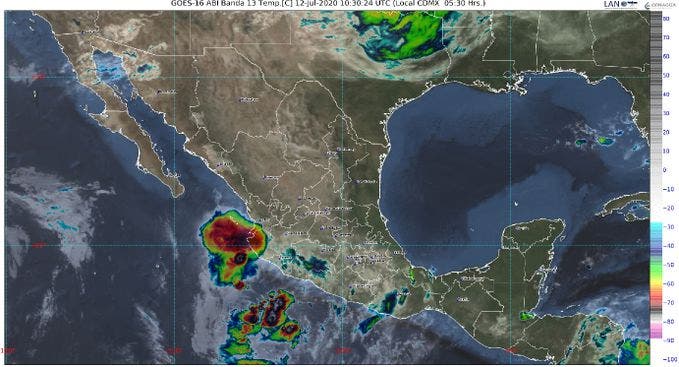 Pronóstico del clima para hoy domingo 12 de julio de 2020; la nueva onda tropical No. 16 se aproximará a la Península de Yucatán.