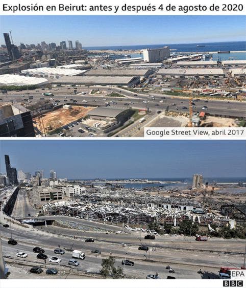 Gracias a los silos, almacenadores de granos, la onda expansiva de la explosión no dañó a más edificios ni personas, contuvo la destrucción que bien pudo ser mayor.