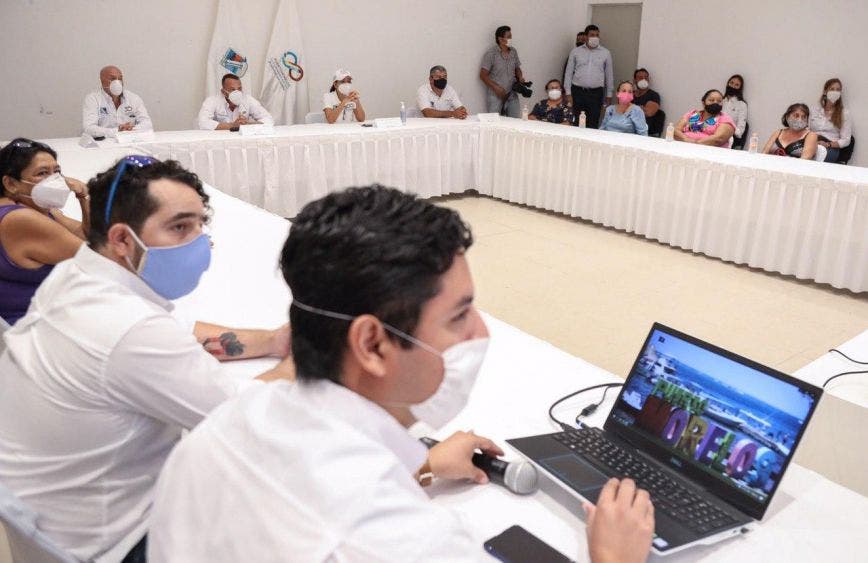 La Presidenta Municipal de Puerto Morelos destaca los trabajos de mejoramiento de infraestructura vial e imagen urbana, en los que se invertirán alrededor de 123 mdp