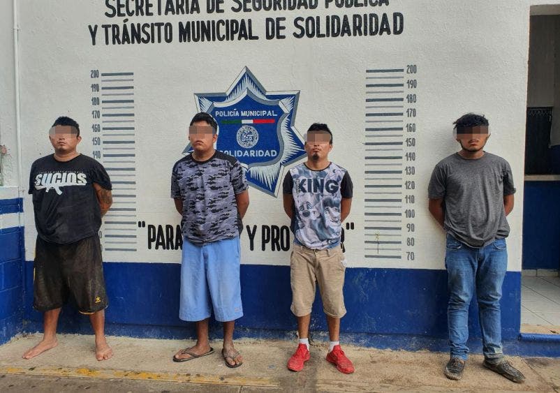 Golpe a narcomenudistas en Playa del Carmen.