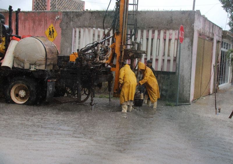 Pese al mal clima, se mantienen los trabajos en el municipio, destaca la alcaldesa Laura Fernández, quien reitera el compromiso de recuperar al 100% la imagen urbana