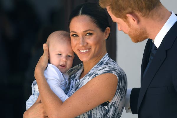 Meghan Markle, Principe Harry y su pequeño hijo
