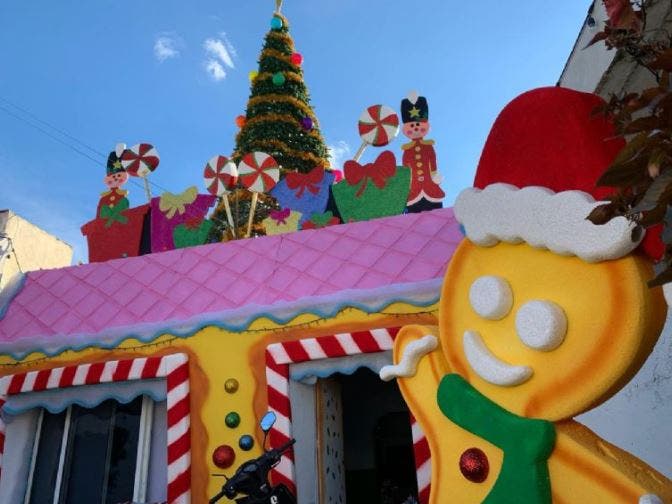 No lo creerás… En Mérida hay una casa de galleta navideña