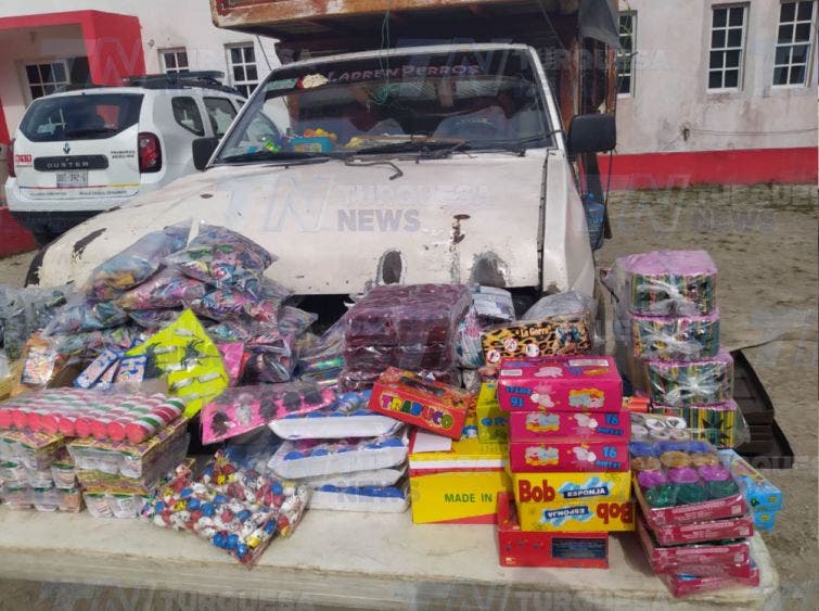 Decomisan más de 200 kilos de explosivos en Cozumel