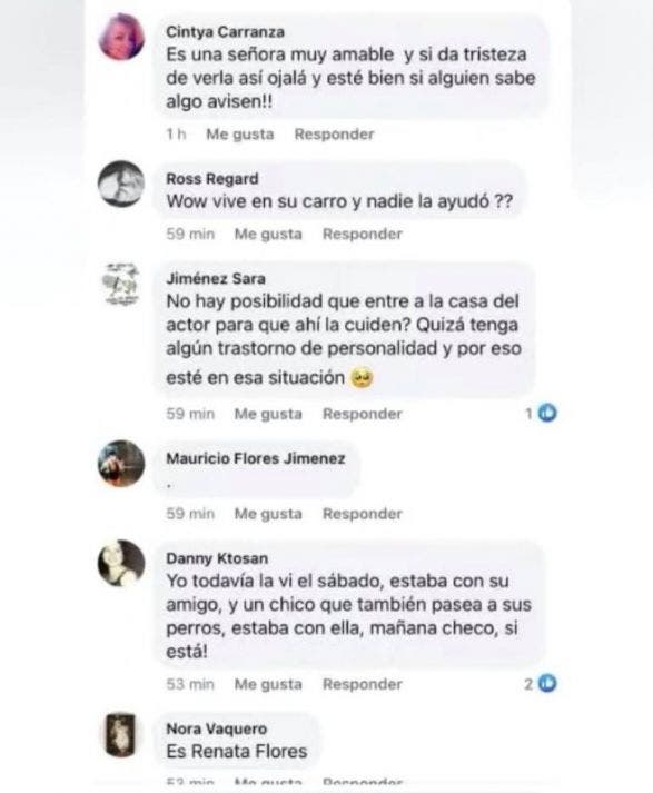 Aseguran que Renata Flores vive en la calle Aseguran que Renata Flores vive en la calle